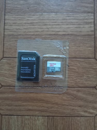 Фото Карта пам'яті SanDisk 32 GB microSDHC UHS-I Ultra + SD adapter SDSQUNR-032G-GN3MA від користувача mummy Eugene