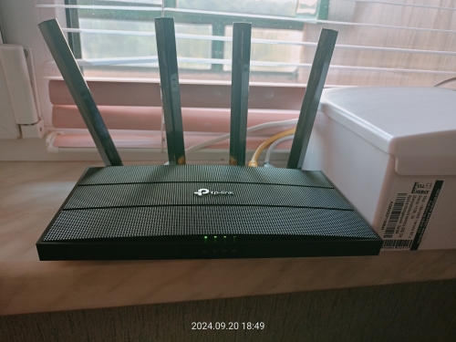 Фото Бездротовий маршрутизатор (роутер) TP-Link Archer AX12 від користувача Сергiй Залевський