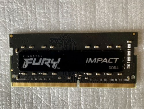 Фото Пам'ять для ноутбуків Kingston FURY 8 GB SO-DIMM DDR4 2666 MHz Impact (KF426S15IB/8) від користувача RONIN