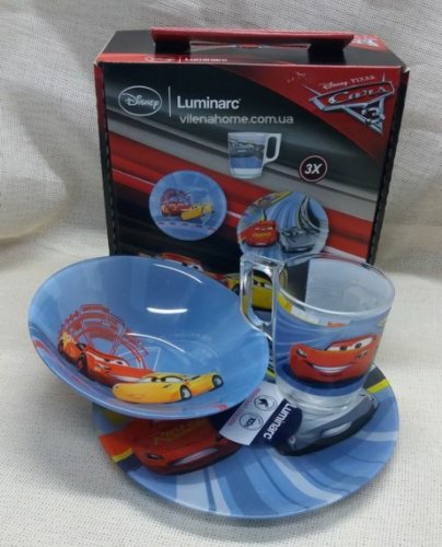 Фото Набір дитячого посуду Luminarc Disney Cars (N5280) від користувача Mexanik