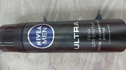 Фото піна для гоління Nivea Пена для бритья  MEN Ultra с активным углем 200 мл (88579) від користувача Turbo-Yurik