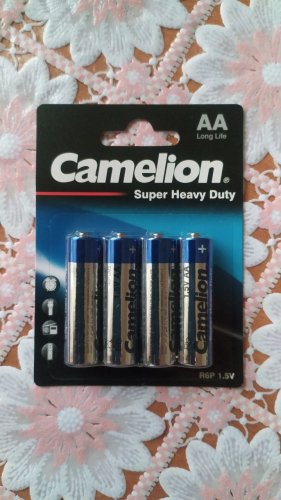Фото Батарейка Camelion AA bat Zinc-Carbon 4шт Blue Series (R6P-BP4B) від користувача jozefin L