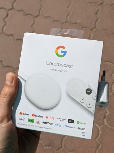 Фото Сhromecast Google Chromecast 4K with Google TV Snow (GA01919) від користувача dimxbox