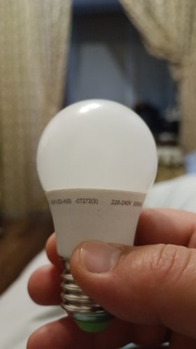 Фото Світлодіодна лампа LED EUROLAMP LED А50 7W E27 3000K (LED-A50-07273(P)) від користувача QuickStarts