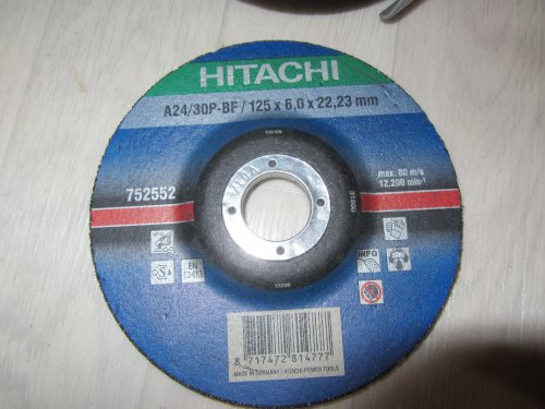 Фото Диск для зачистки металу A24/30P Hitachi 752552 від користувача yxxx