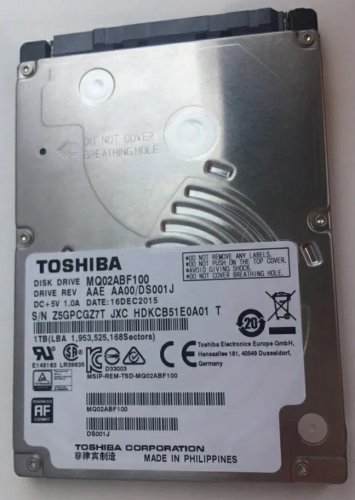 Фото Жорсткий диск Toshiba MQ02ABF100 від користувача savaof