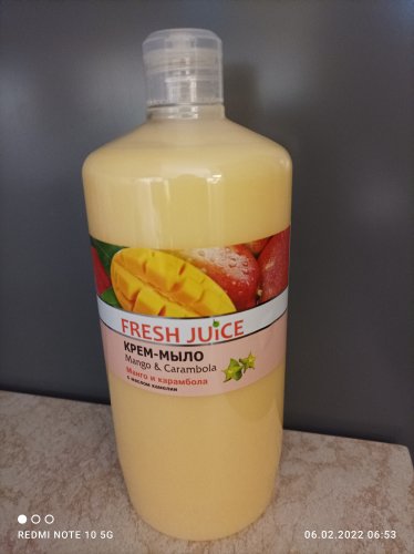 Фото  Fresh Juice Крем-мыло  Mango & Carambola 1000 мл (4823015935787) від користувача Алена Аршиникова