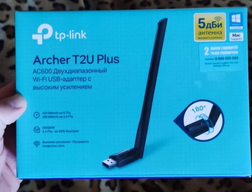 Фото Wi-Fi адаптер TP-Link Archer T2U Plus від користувача ДиЕго