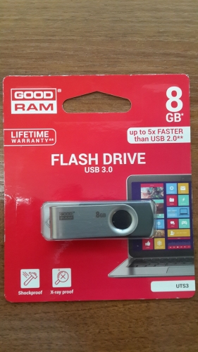 Фото Флешка GOODRAM 8 GB Twister USB 3.0 (UTS3-0080K0R11) від користувача lordep