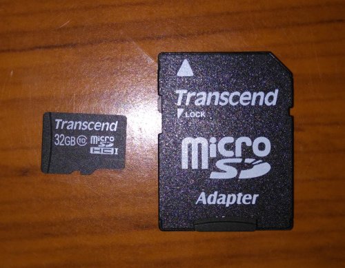 Фото Карта пам'яті Transcend 32 GB microSDHC class 10 + SD Adapter TS32GUSDHC10 від користувача 