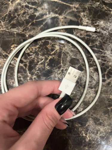 Фото Кабель Lightning Apple Lightning to USB Cable 1m (MD818) від користувача OliliO