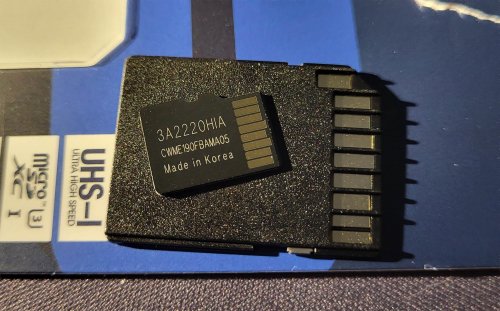 Фото Карта пам'яті PATRIOT 128 GB microSDXC UHS-I U3 V30 A1 EP + SD adapter PEF128GEP31MCX від користувача 339