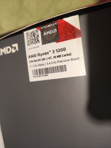 Фото Процесор AMD Ryzen 3 1200 (YD1200BBAEBOX) від користувача 888vital888