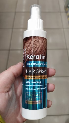 Фото спрей для волосся Dr. Sante Спрей  Keratin 150 мл (4823015935466) від користувача Gouster