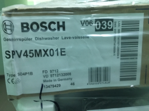 Фото Посудомийна машина Bosch SPV45MX01E від користувача barmaleikin