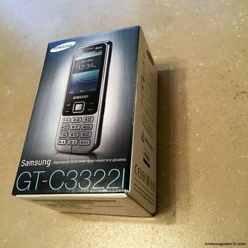 Фото Мобільний телефон Samsung C3322 (Metallic Black) від користувача uncle joseph