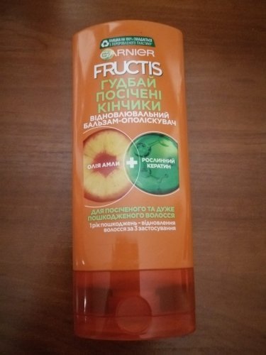 Фото  Garnier Бальзам Fructis Fructis Гудбай посічені кінчики для всіх типів волосся 200 мл (C4633921) від користувача Вікторія