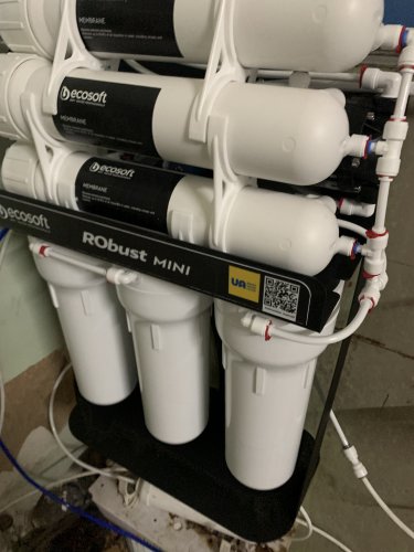 Фото Фільтр для питної води з системою зворотного осмосу Ecosoft RObust 1000 від користувача Hot