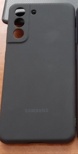 Фото Чохол для смартфона Samsung G990 Galaxy S21 FE Silicone Cover Dark Gray (EF-PG990TBEG) від користувача Mexanik
