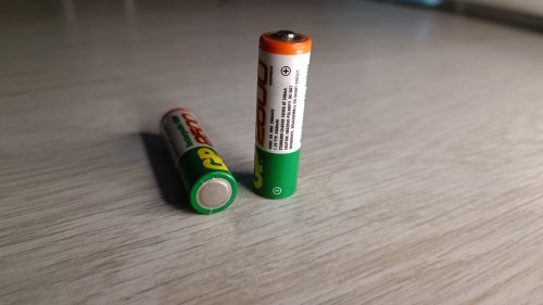 Фото Акумулятор GP Batteries AA 2500mAh NiMh 2шт (250AAHC-UC2) від користувача QuickStarts