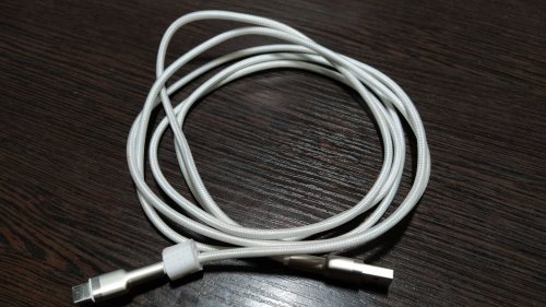 Фото Кабель USB Type-C Baseus Cafule Metal Data Cable USB to Type-C 66W 2m White (CAKF000202) від користувача dr_ula