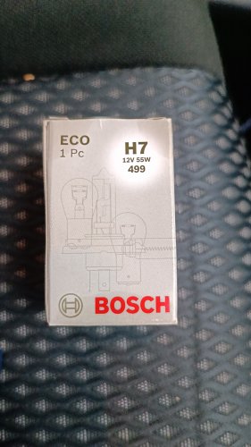 Фото галогенна Автолампа Bosch H7 12В 55W (1987302804) від користувача QuickStarts