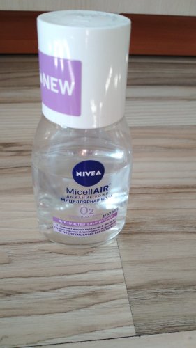 Фото міцелярна вода Nivea Мицеллярная вода  MicellAIR Дыхание Кожи для чувствительной кожи 100 мл (82511) від користувача 2364275