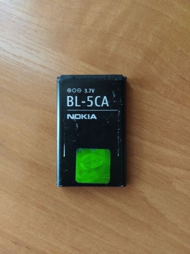 Фото Акумулятор для мобільного телефона Nokia BL-5CA (700 mAh) від користувача Isolar