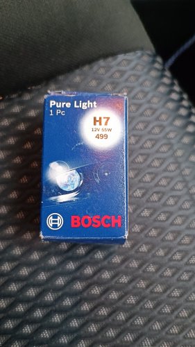 Фото Галогенна автолампа Bosch H7 Standard 12V 55W (1987302071) від користувача QuickStarts