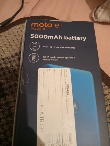 Фото Смартфон Motorola E7 Power 4/64GB Tahiti Blue від користувача Захар Риженко