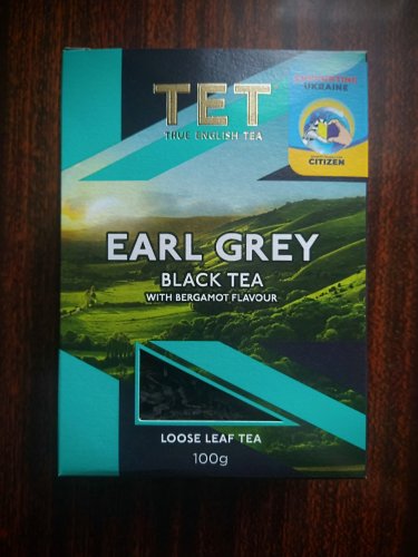 Фото Ерл Грей ТЕТ Чай чорний Лорд Грей з ароматом бергамота байховий, 100 г (5060207694056) від користувача Isolar