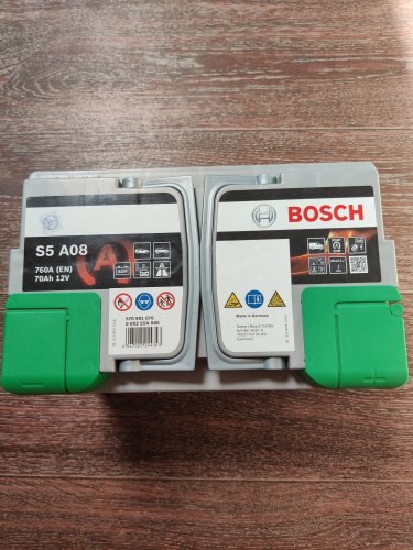 Фото Автомобільний акумулятор AGM (Start-Stop) Bosch 6СТ-70 AGM (S5A 080) від користувача Ukraine NRG