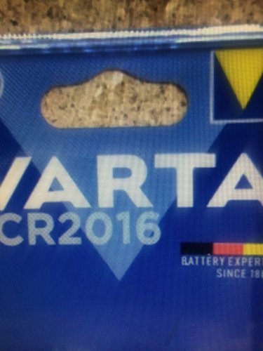 Фото Батарейка Varta CR-2016 bat(3B) Lithium 1шт (06016101401) від користувача 4521