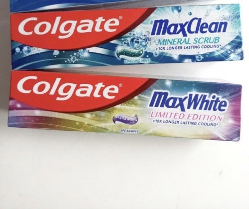 Фото зубна паста Colgate Зубная паста  МаксБлеск 50 мл (6920354805844) від користувача Maya