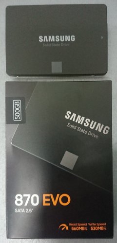 Фото SSD накопичувач Samsung 870 EVO 500 GB (MZ-77E500BW) від користувача Romanoff