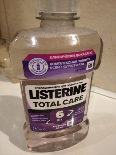 Фото  Listerine Total Care 500 ml Ополаскиватель для полости рта (3574661287522) від користувача Andrewsh