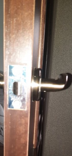 Фото Засувка дверна MVM Защелка межкомнатная 100 SN мм матовый никель від користувача 4521