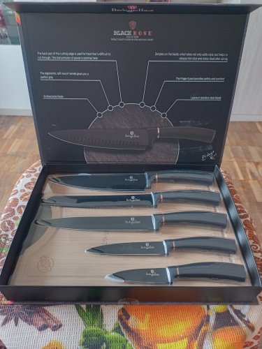 Фото Набір ножів з 6 предметів Berlinger Haus Black Rose Collection BH-2550 від користувача Григорій Піртахія