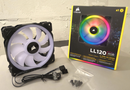 Фото Вентилятор Corsair LL120 Dual Light Loop RGB LED (CO-9050071-WW) від користувача BETOC