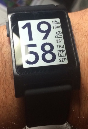 Фото Смарт-годинник Pebble 2 + Heart rate (Black) від користувача Andrew