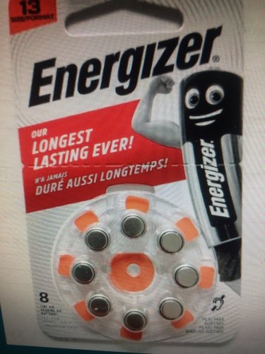 Фото Батарейка Energizer ZA13 bat(1.4B) Zinc Air 8шт Ez Turn & Lock (7638900425727) від користувача 4521