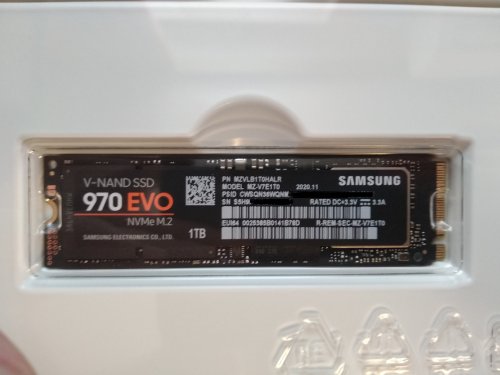 Фото SSD накопичувач Samsung 970 EVO 1 TB (MZ-V7E1T0BW) від користувача lordep