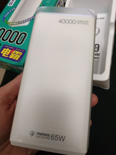 Фото Зовнішній акумулятор (павербанк) REMAX Dinba Series 65W PD+QC Fast Charging Power Bank 40000mAh RPP-310 від користувача vaz21063