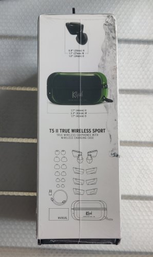Фото Навушники TWS Klipsch T5 II True Wireless Sport Black від користувача N.George
