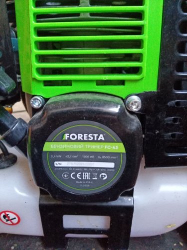Фото Мотокоса Foresta FC-43 2.4 кВт (72887000) від користувача ruslanauskas