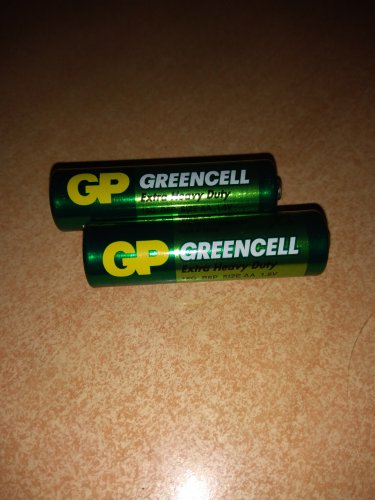 Фото Батарейка GP Batteries AA bat Carbon-Zinc 2шт Greencell (15G-S2) від користувача seolinker