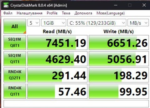 Фото SSD накопичувач Apacer AS2280Q4U 2 TB  (AP2TBAS2280Q4U-1) від користувача Volodymyr