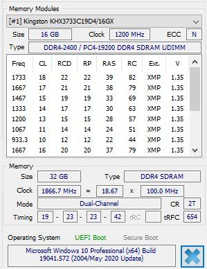 Фото Пам'ять для настільних комп'ютерів HyperX 16 GB DDR4 3733 MHz Fury Black (HX437C19FB3/16) від користувача mk