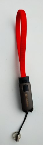 Фото Кабель Lightning ColorWay USB to Apple Lightning Keychain Red 0.22m (CW-CBUL021-RD) від користувача Styrman