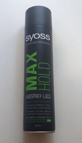 Фото лак для волосся Syoss Max Hold 400 ml Лак для волос Максимальная фиксация 5 (8410436135177) від користувача Maya
